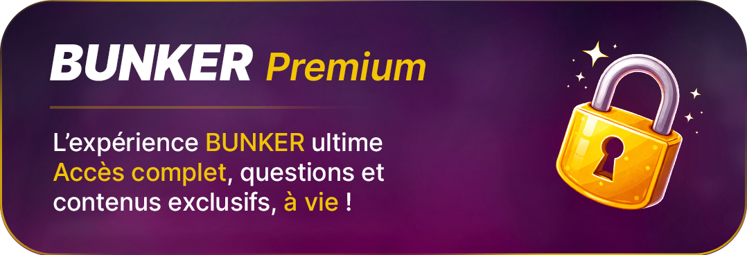 Bunker Premium — accès complet, questions et contenus exclusifs, à vie