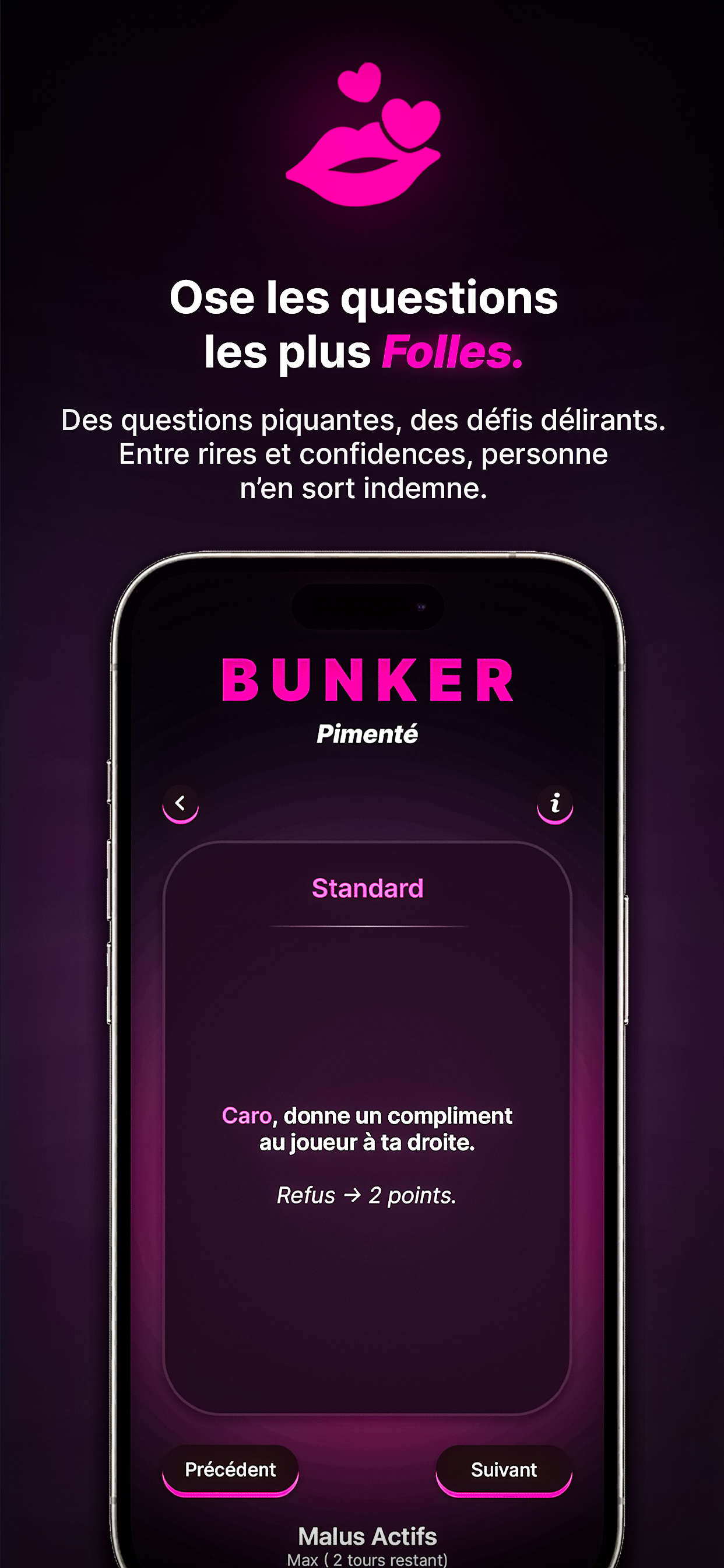 Screenshot Bunker — mode Pimenté